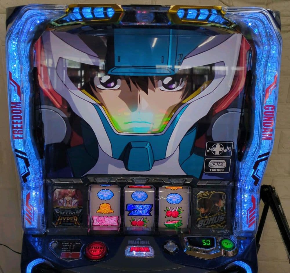 パチスロ実機 スマスロ機動戦士ガンダムSEED 簡易ユニット付 送料無料