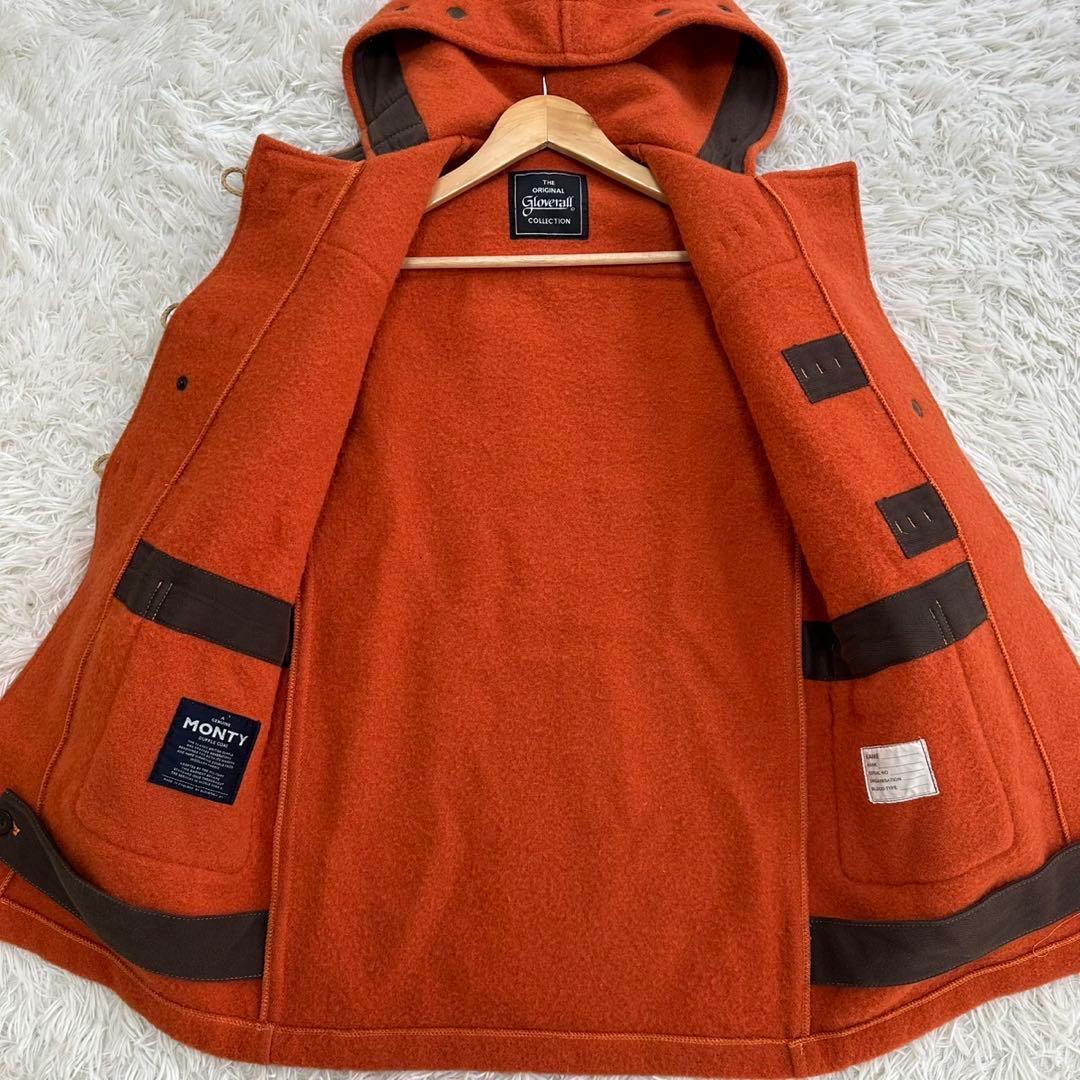 美品】グローバーオール モンティ ダッフルコート オレンジ 英国製