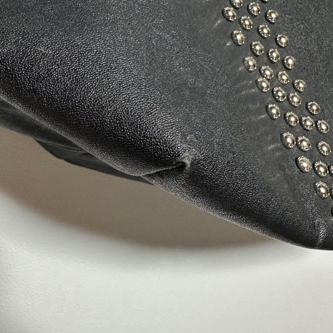 y2k archive ショルダーバッグ トートバッグ A4 PC スタッズ 黒 - メルカリ