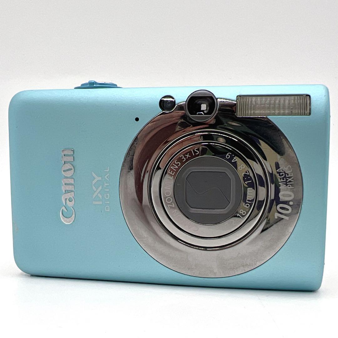 Canon IXY DIGITAL 110IS キャノン デジカメ ブルー 水色 - メルカリ