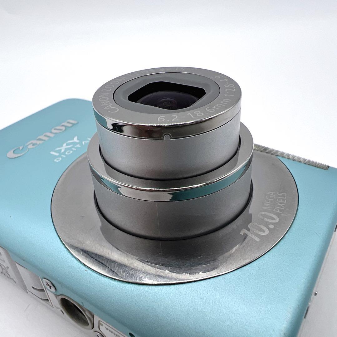 Canon IXY DIGITAL 110IS キャノン デジカメ ブルー 水色 - メルカリ