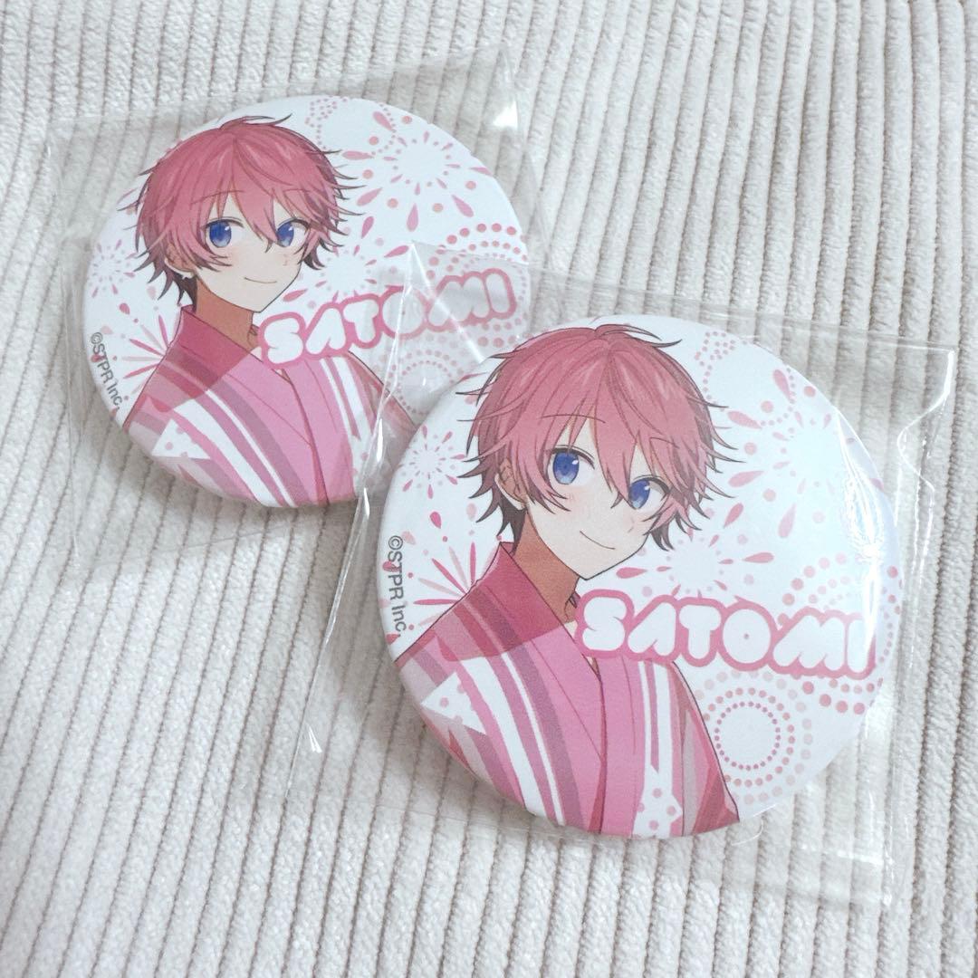 すとぷり さとみくん 浴衣 等身 缶バッジ - メルカリ