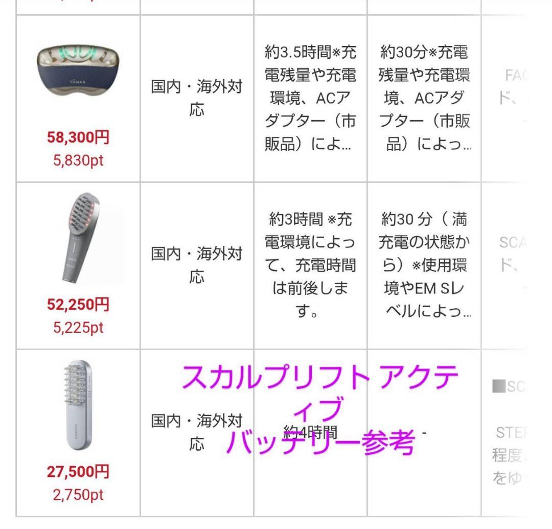 ’ヤーマン ミーゼ スカルプリフト アクティブ プラス《最新 MS-82G》17