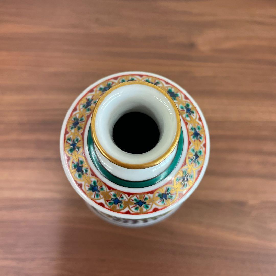 骨董品】色絵瑞鳥図陶瓶 北出星光作（高さ20cm） - メルカリ