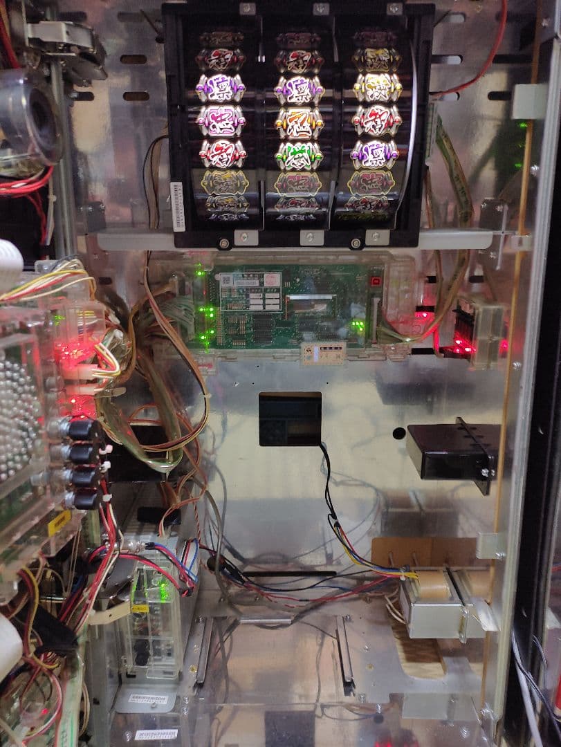 直接引き取り パチスロ実機 百花繚乱 ダクセル 不要機　手元電源