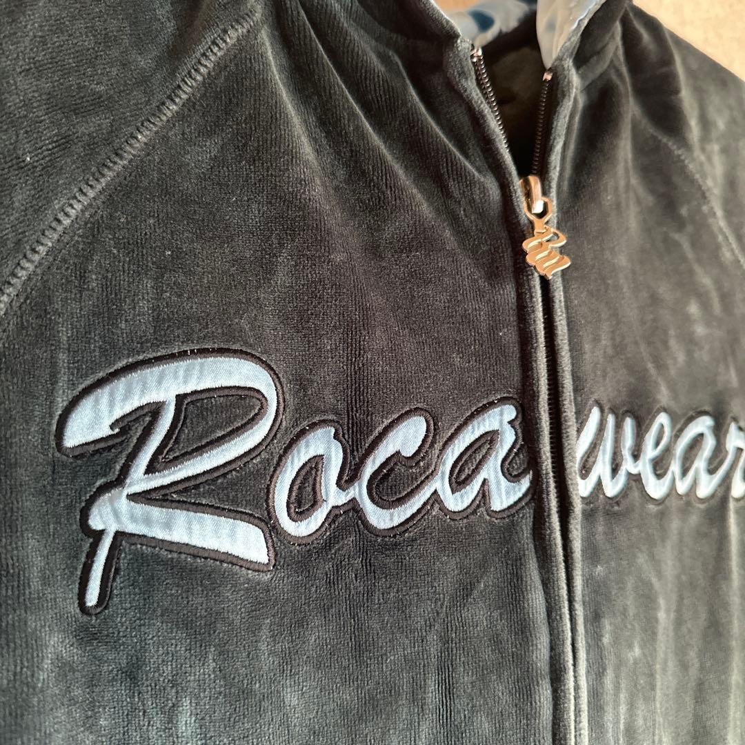 Rocawear ベロアセットアップ 黒 - メルカリ