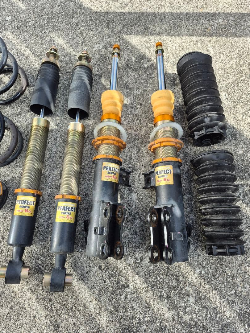 PERFECTダンパー車高調 ヴォクシー90系 ジャンク品 オンライ
