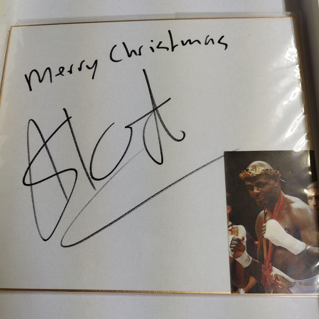 K1 戦士 ファイター アーネスト ホースト 直筆サイン入り色紙 フォト