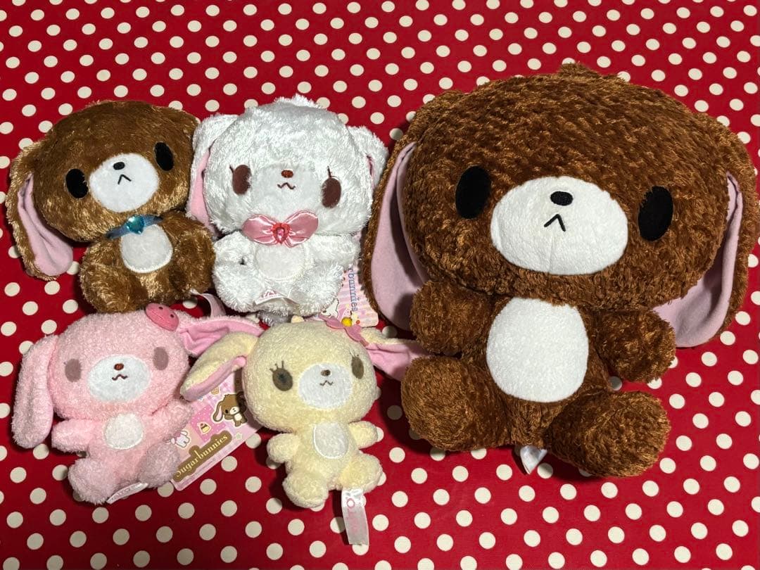 ⭐︎激レア⭐︎シュガーバニーズ ぬいぐるみ5匹セット - メルカリ