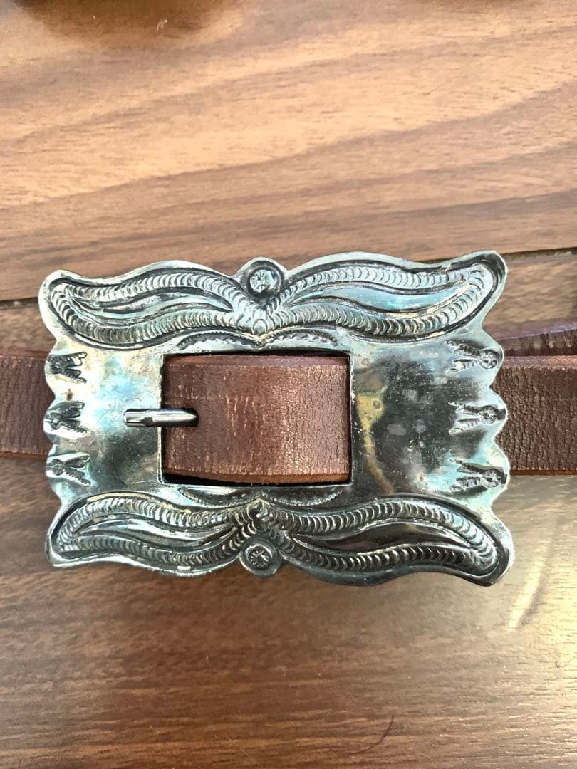 LGB コンチョ メタリックシルバー 革 レアの通販はau PAY マーケット