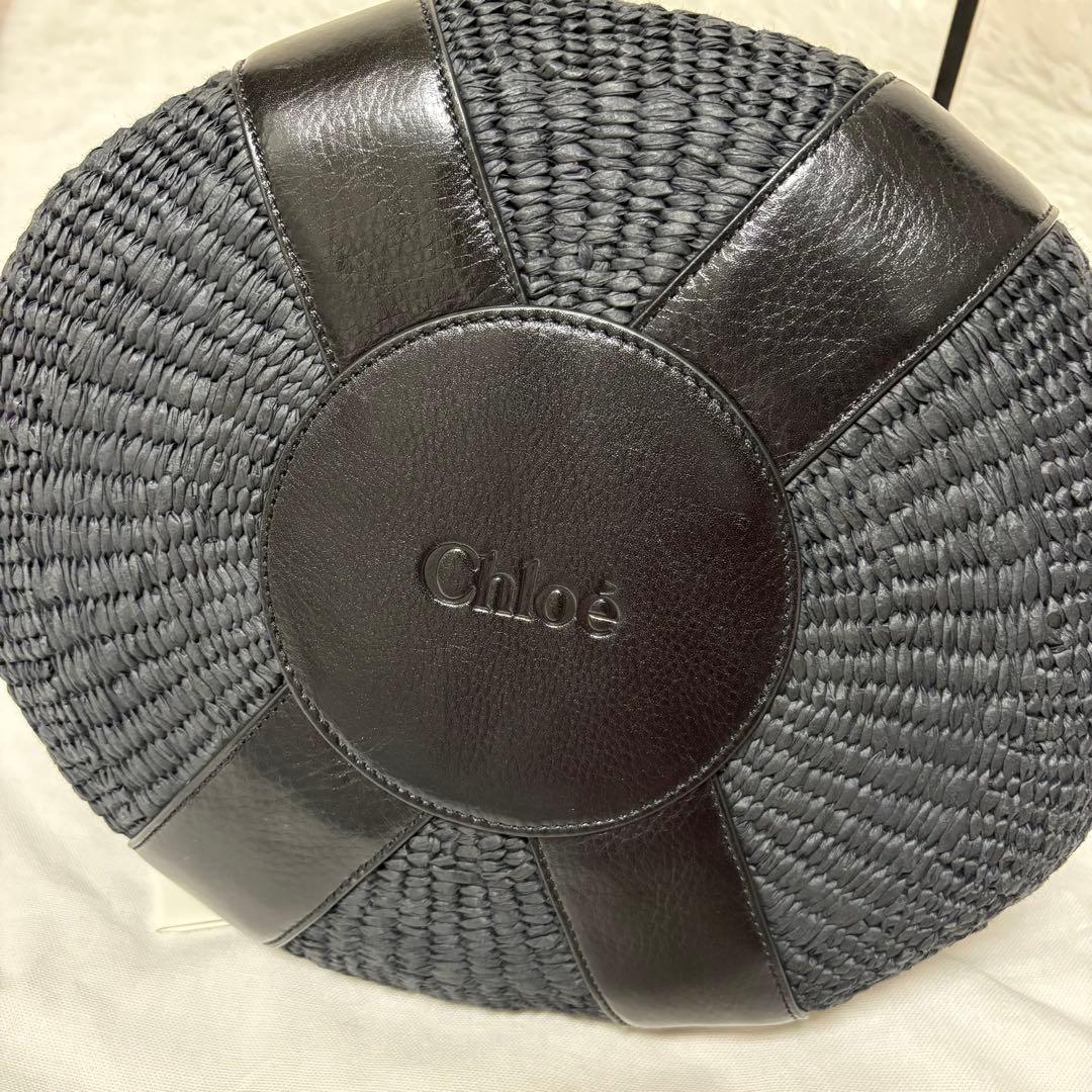 海様専用 【美品】【Chloe】WOODY ペーパー ラージバスケット - メルカリ