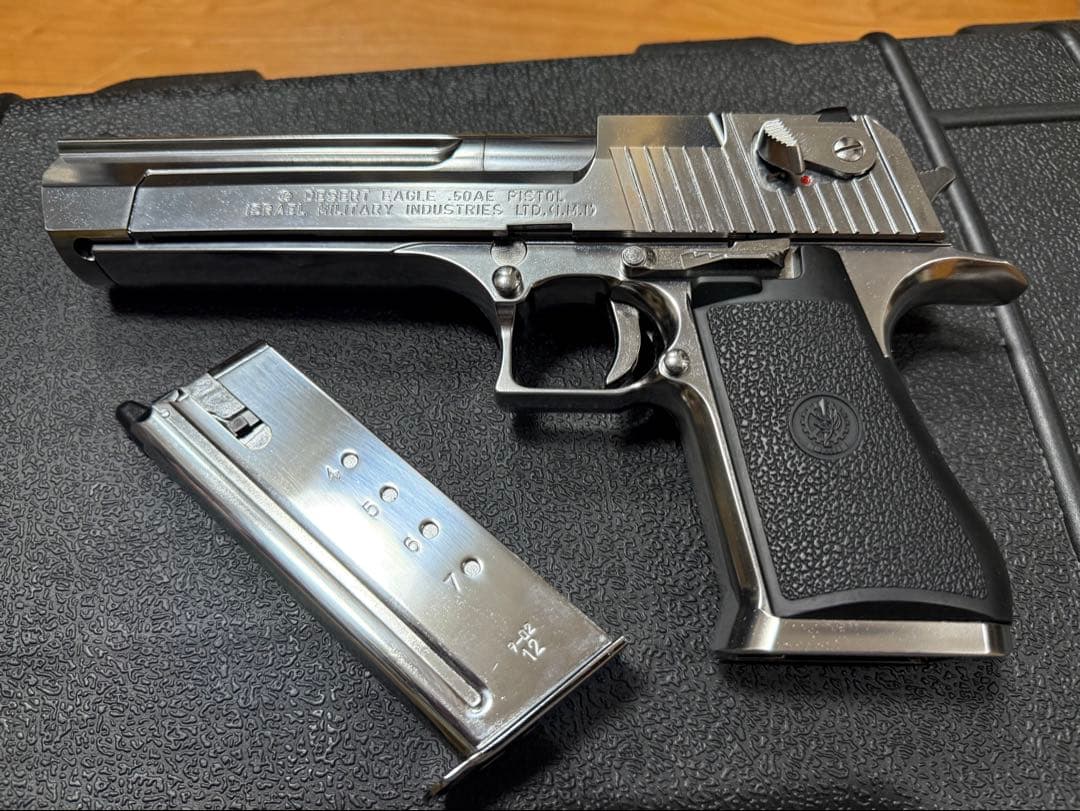 美品 東京マルイ デザートイーグル 50AE クローム ステンレス ABS樹脂製 デザートイーグル.50AE クロームステンレス - ガスブローバック | 東京