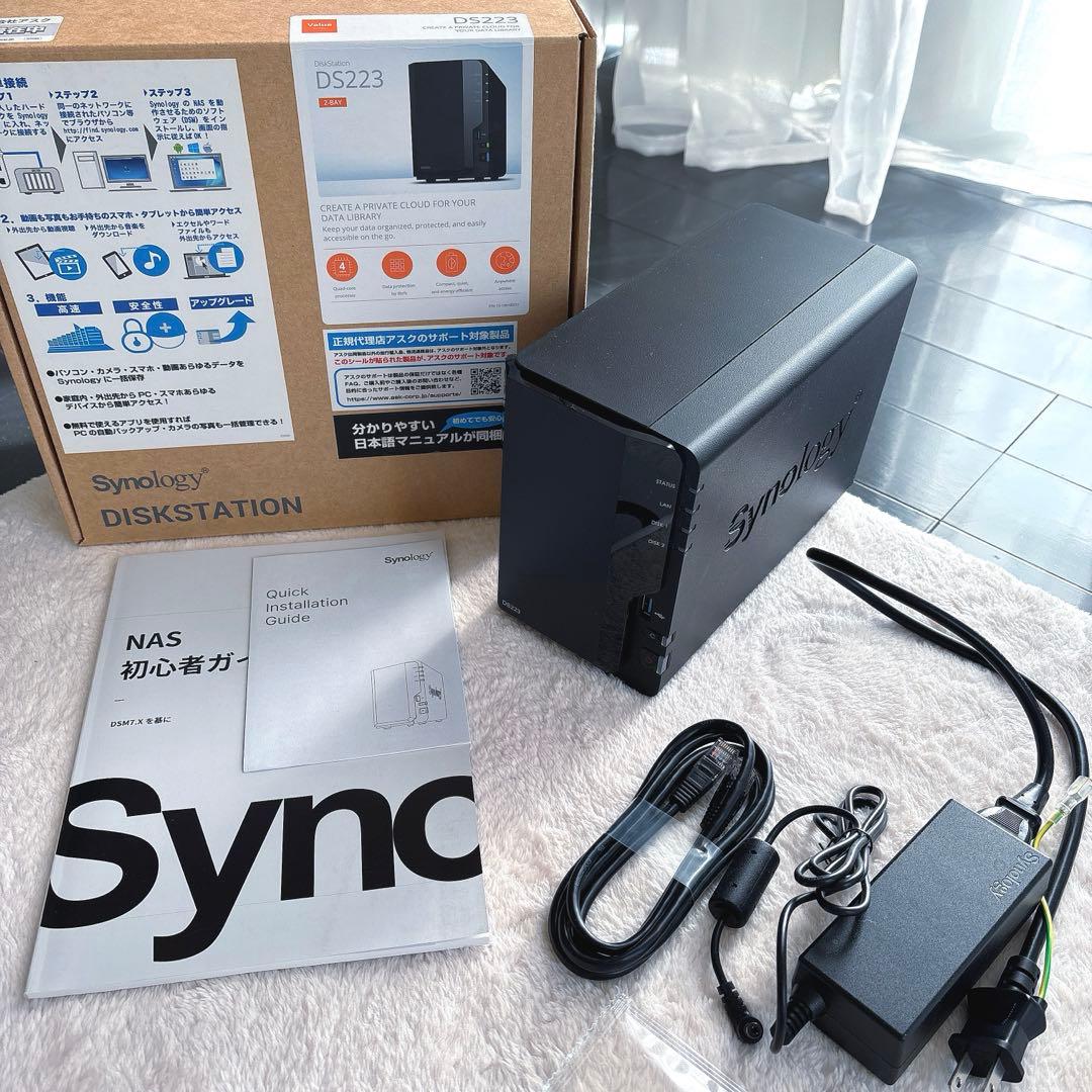 【極美品・未使用】Synology DISKSTATION DS223 2ベイ s-l400.jpg