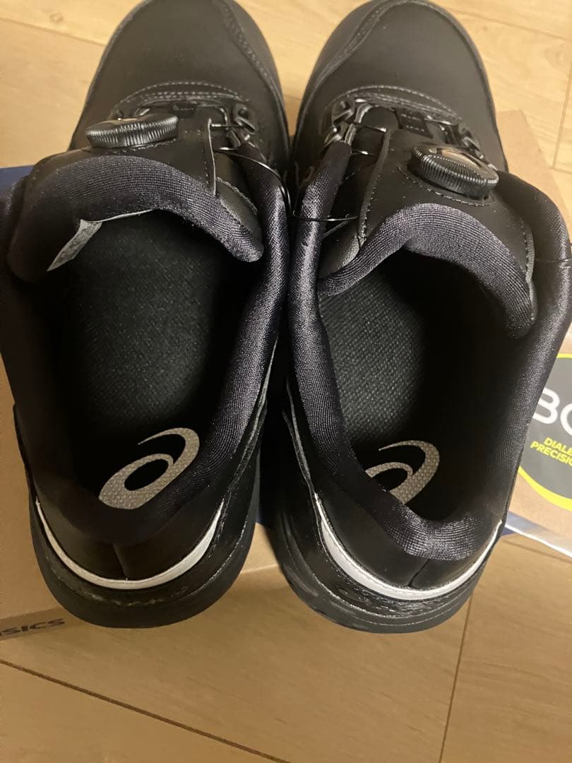 アシックス 安全靴 BOA ブラック 26.5cm