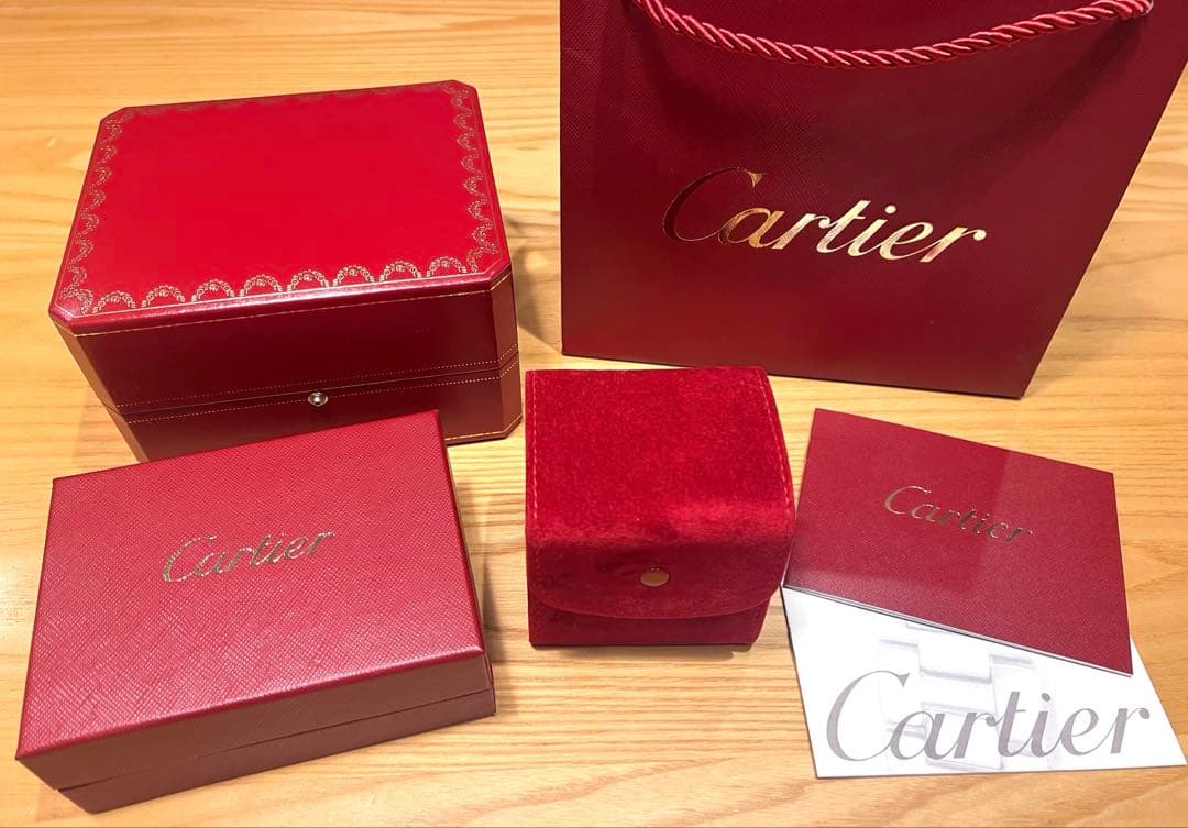 カルティエ Cartier 時計 ボックス スエード メンテナンス ショッパー カルティエCartier｜スクエア18KWG｜手巻き・1970年代製｜アンティーク