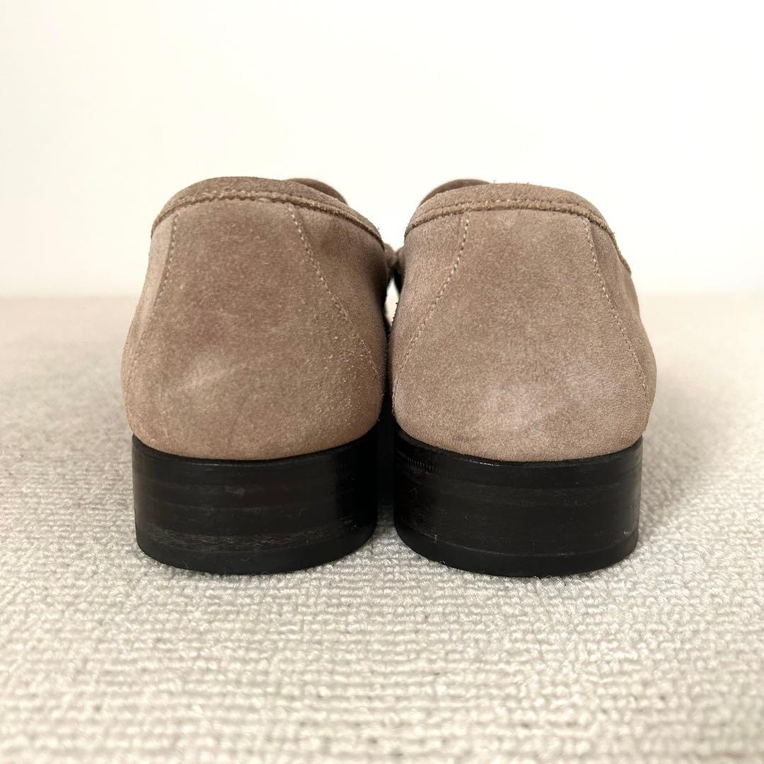 GUCCI グッチ ローファー スエード レザー ホースビット 27.5cm