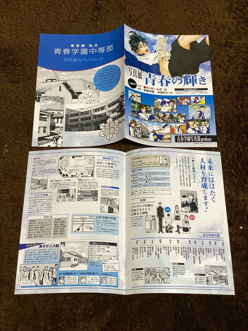 ☆非売品☆テニスの王子様 テニプリ パーティー 学校案内パンフレット