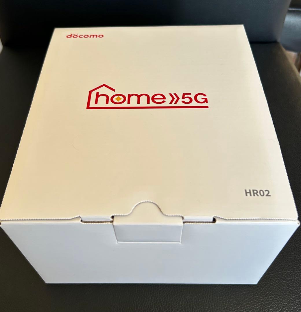 【新品未使用】docomo  5G HR02セット ムスビー｜新品 SIMフリー docomo home 5G HR02 セット Dark Gray 利用