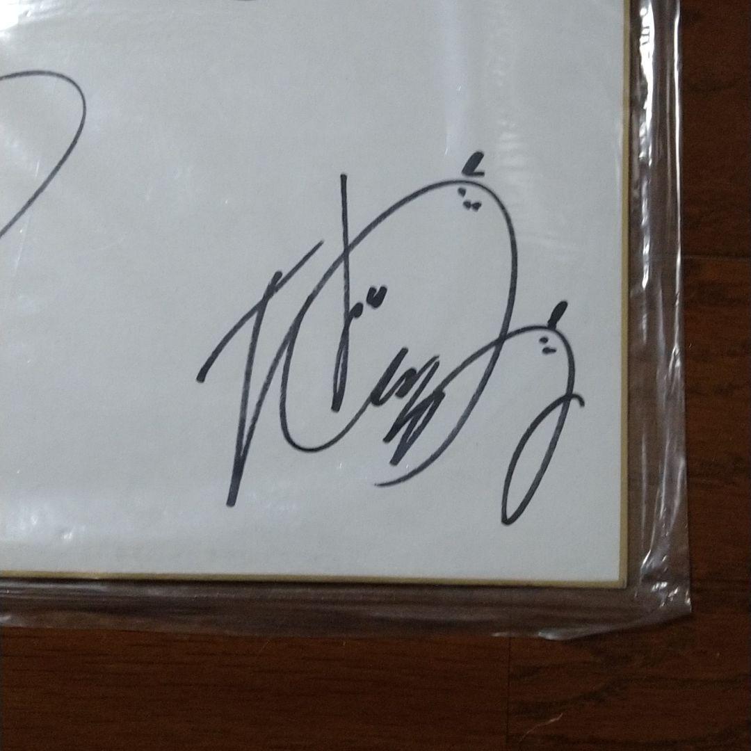 オレは悪魔だ,デビルマン! 直筆サイン色紙 速水奨 千葉繁 高野槙じゅん