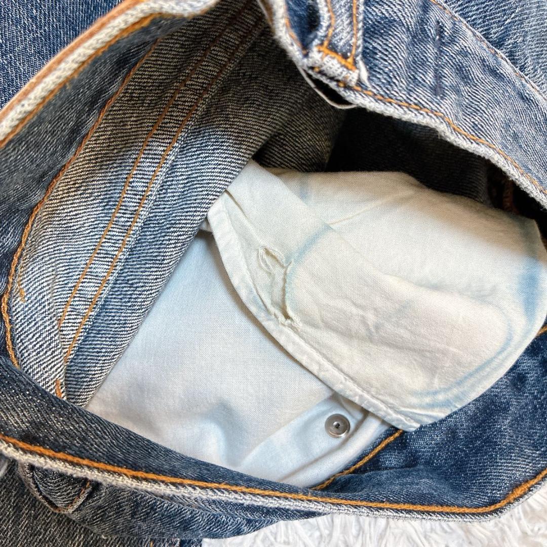 良品】セカンドレイヤー デニムパンツ インディゴブルー サイズ44