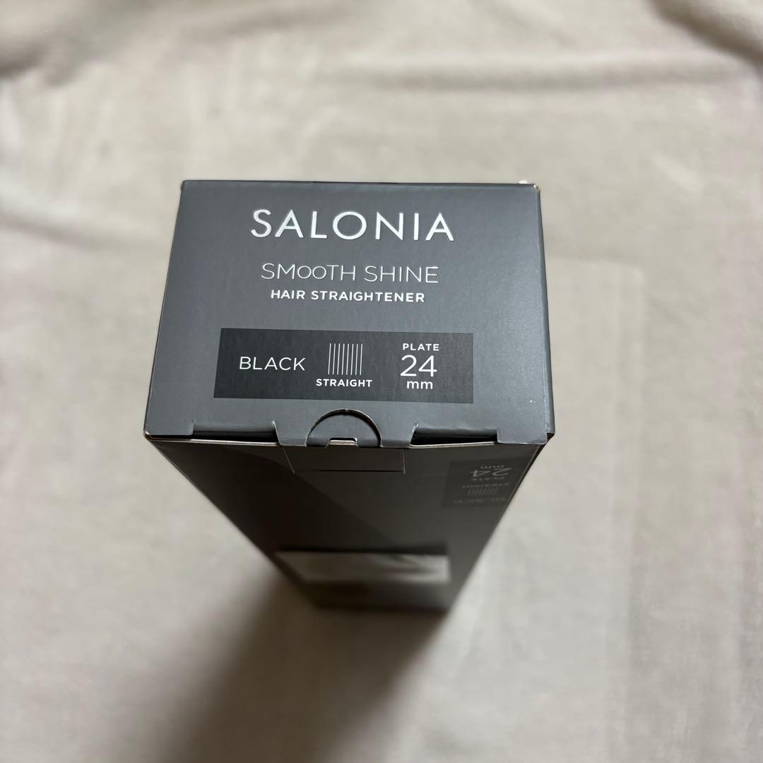 新品未使用】SALONIA スムースシャインストレートヘアアイロン