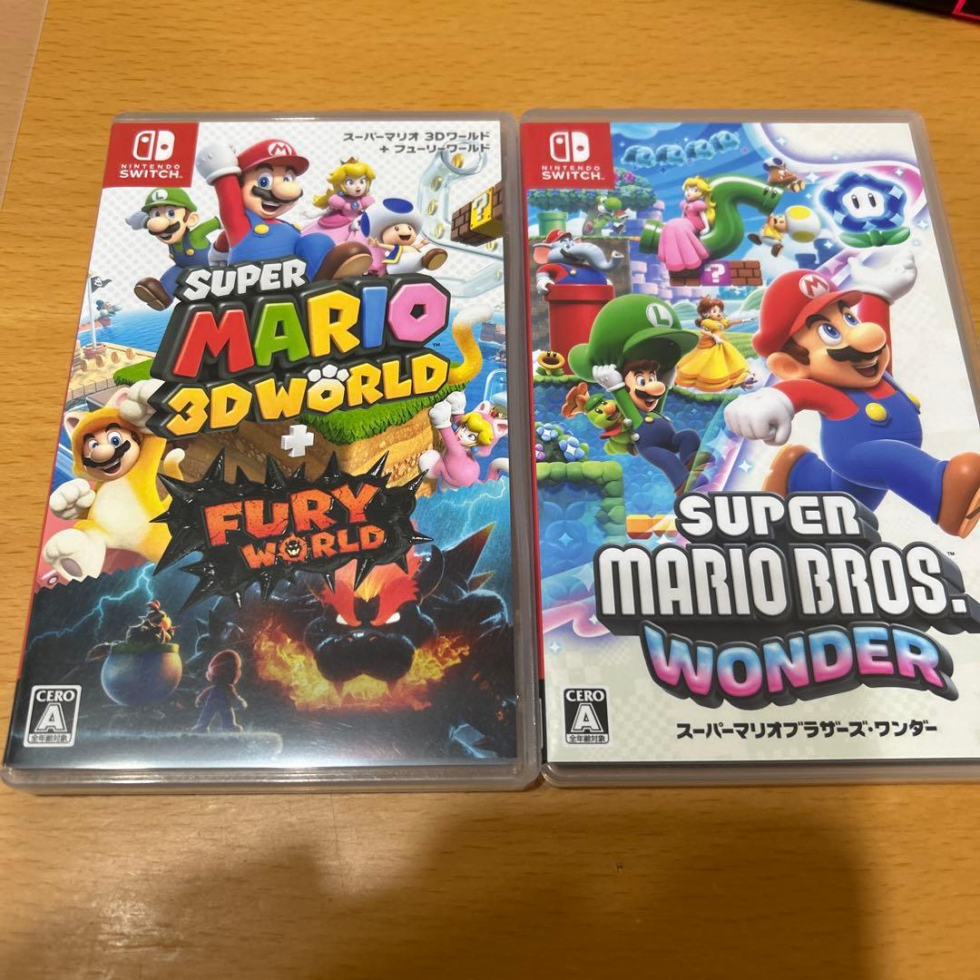 スーパーマリオ ワンダー／3Dワールド + フューリーワールド 2本セット