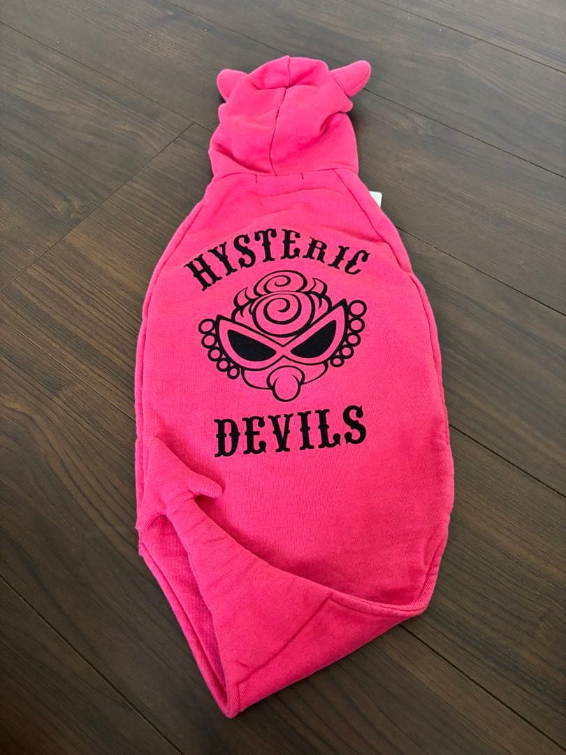 新品レァ ヒステリックミニ　デビル使用　デカミニおくるみ　お祝い HYSTERIC MINI - ヒスミニ☆正規品☆新品☆リバーシブル☆おくるみ