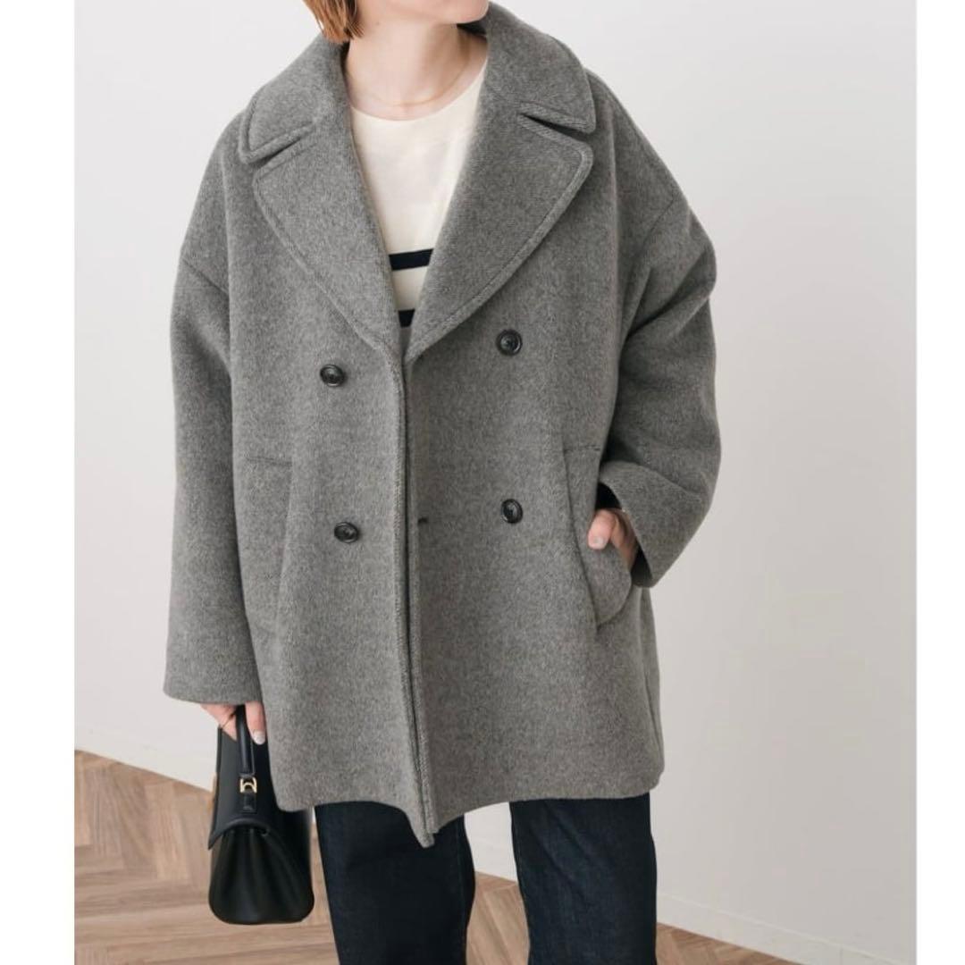 TICCA 2025 美品 ティッカ ピーコート グレー - メルカリ