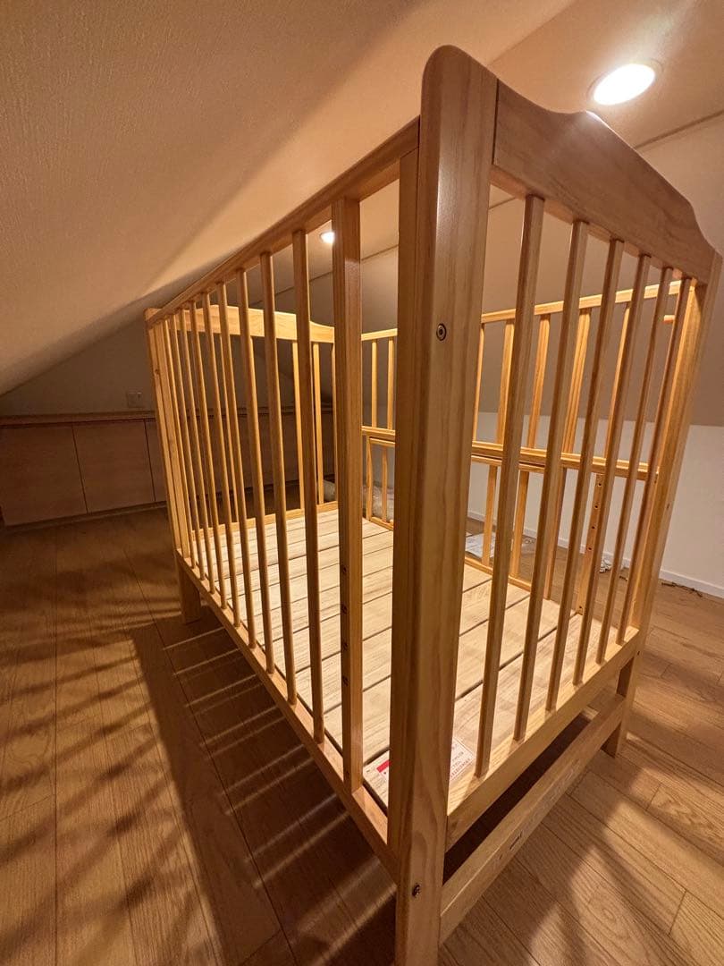 ほぼ新品/実測済】カトージ ハイシート ベビーベッド 02399 欠品なし