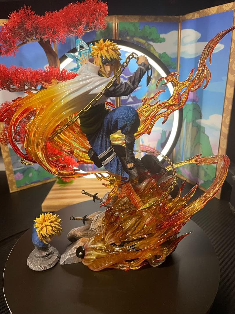 ナルト 波風ミナト ガレージキット 塗装済み完成品 フィギュア 1/8