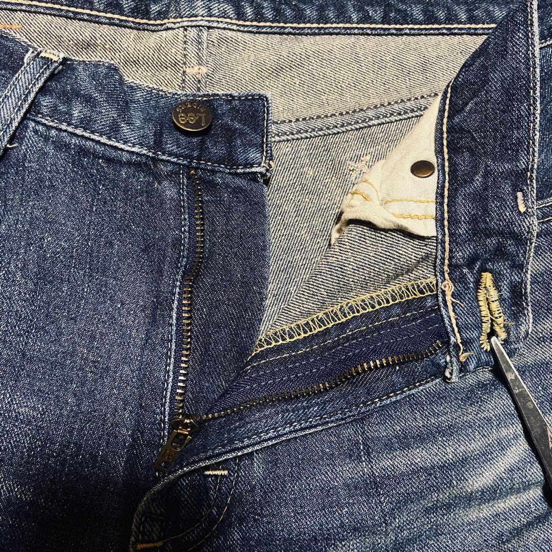 Lee リー ライダースridersサイド黒タグ復刻ベルボトムブーツカットW34