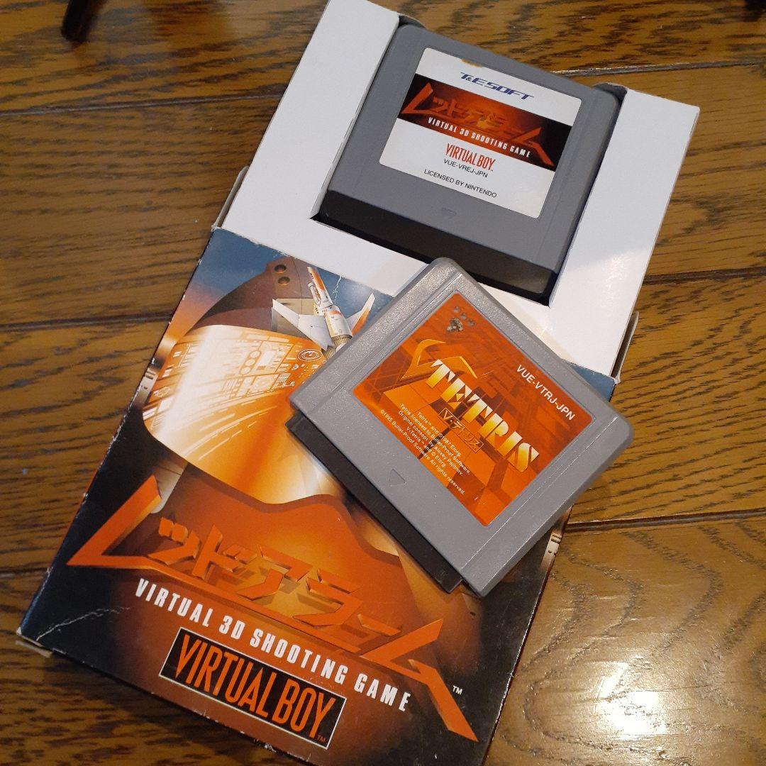 バーチャルボーイ本体 箱なし ACアダプタタップ、レッドアラーム