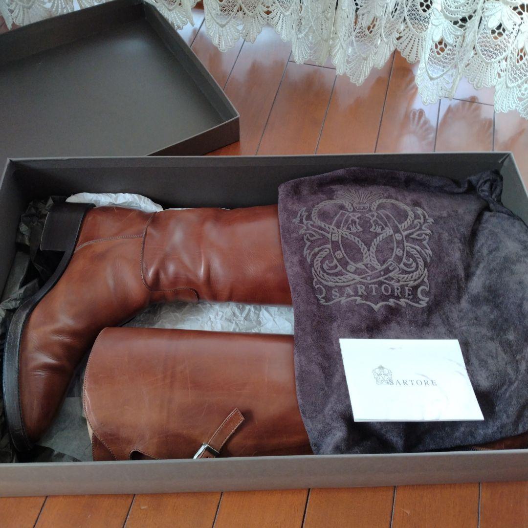 本日限定価格！サルトルブーツ 37 SARTORE（サルトル） ブーツ 「SARTORE/サルトル」ロングブーツ 本革