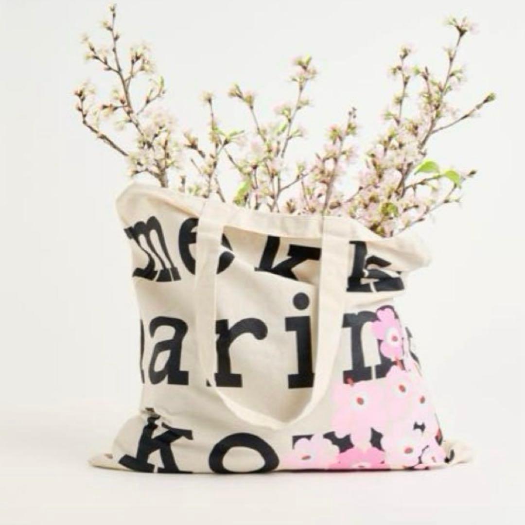 マリメッコ sakura moment 限定ノベルティ トートバッグ marimekko