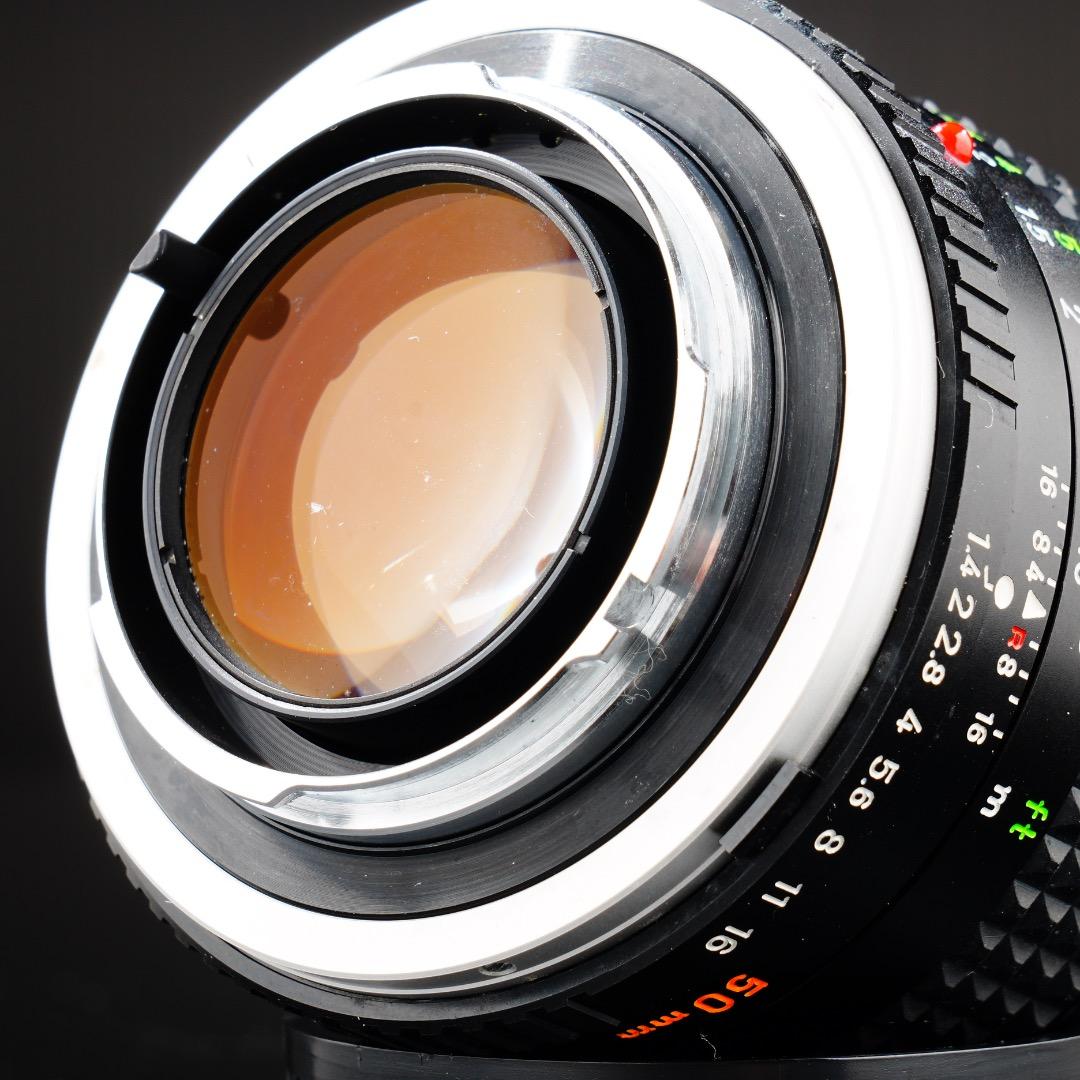 アダプターつきミノルタ MC-ROKKOR PG 50mm F1.4 448