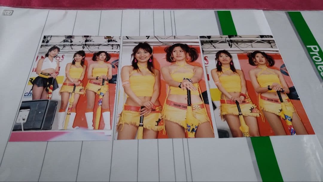 レースクイーン 写真 はがきサイズ 3枚 森下千里 ほか アイドル