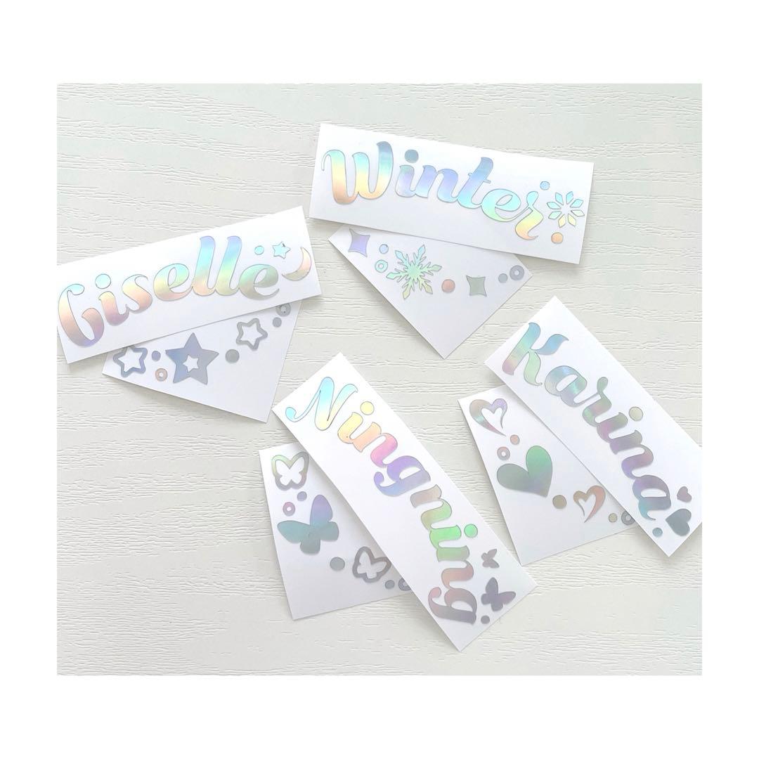 ジゼル】aespa ペンライト ドームステッカー エスパ - メルカリ