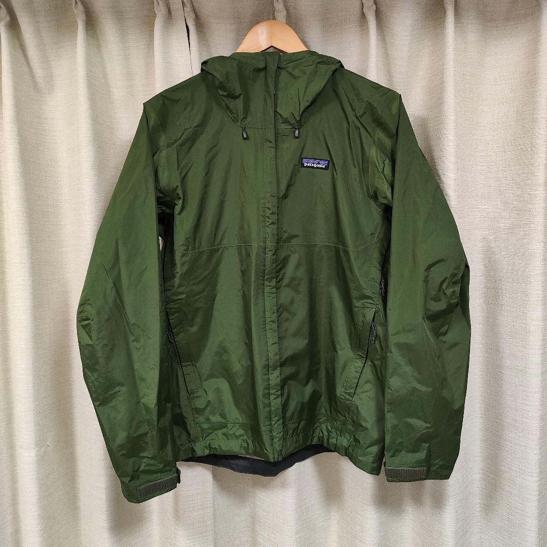 パタゴニア トレントシェルジャケット S グリーン STY83802 - メルカリ