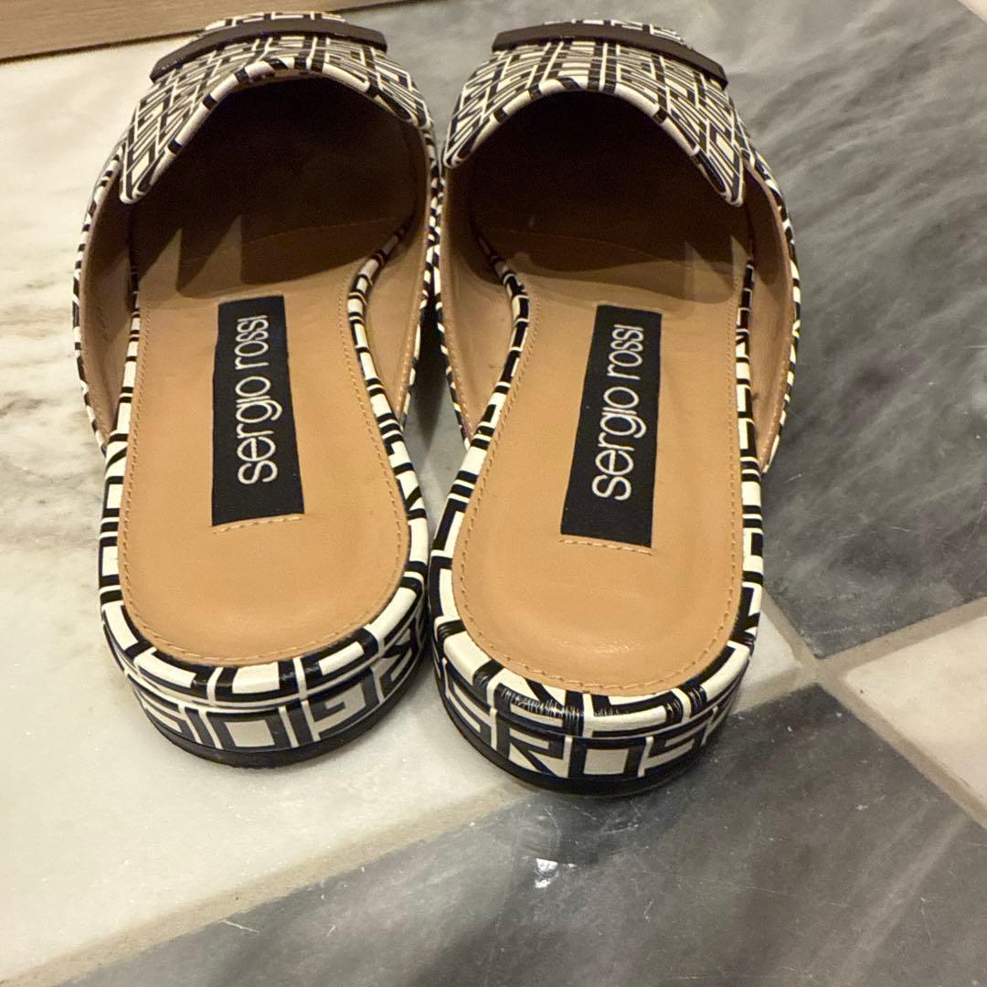 【美品】Sergio Rossiセルジオロッシ　ミュール36.5（23.5cm）