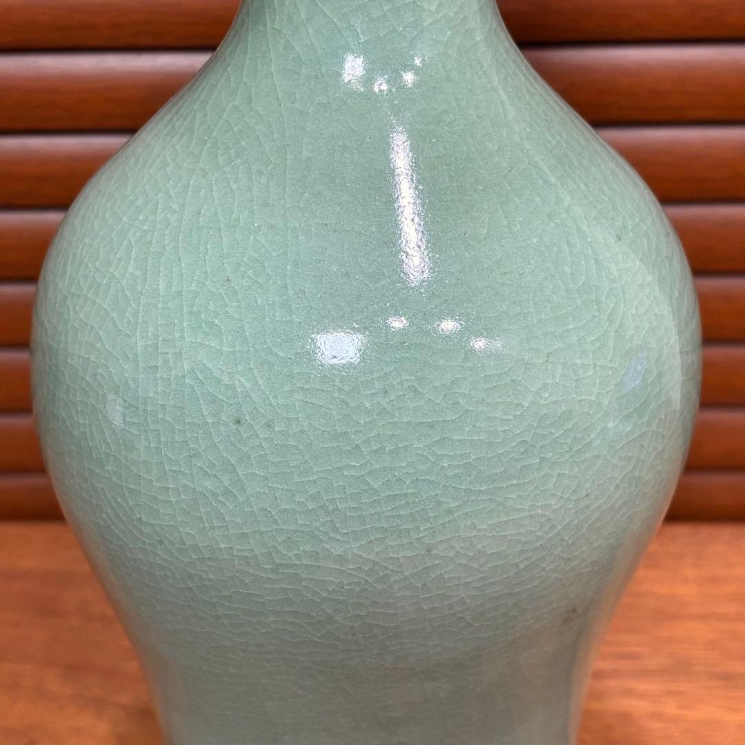 昔中国で購入 青磁 壺 - メルカリ