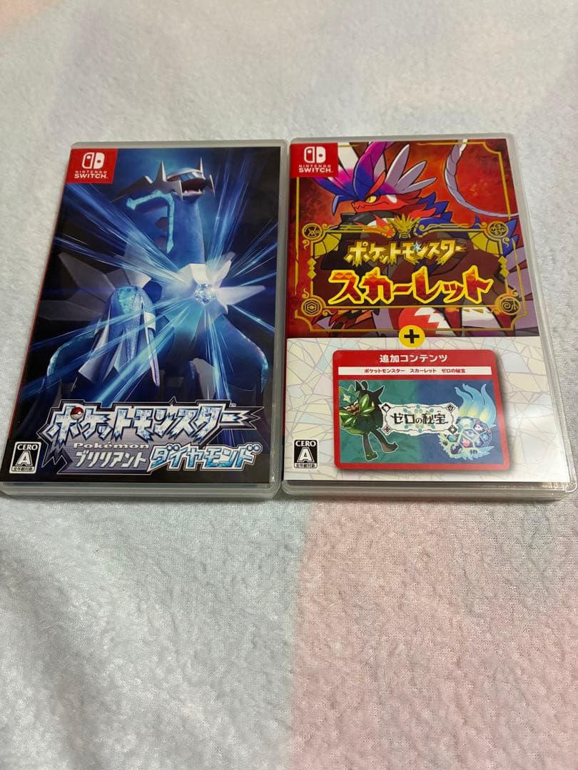 ミ*キ様 ポケットモンスター スカーレット & ブリリアントダイヤモンド　ソフト ポケットモンスター ブリリアントダイヤモンド・シャイニングパール