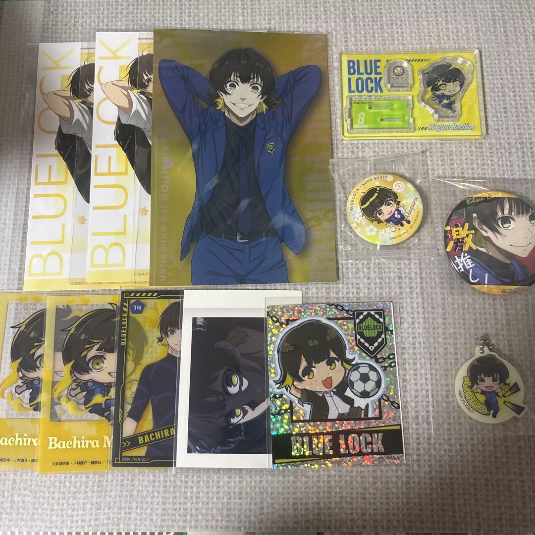 ブルーロック 蜂楽廻 まとめ売り 缶バッジ×2 カード×8 ミニアクスタ