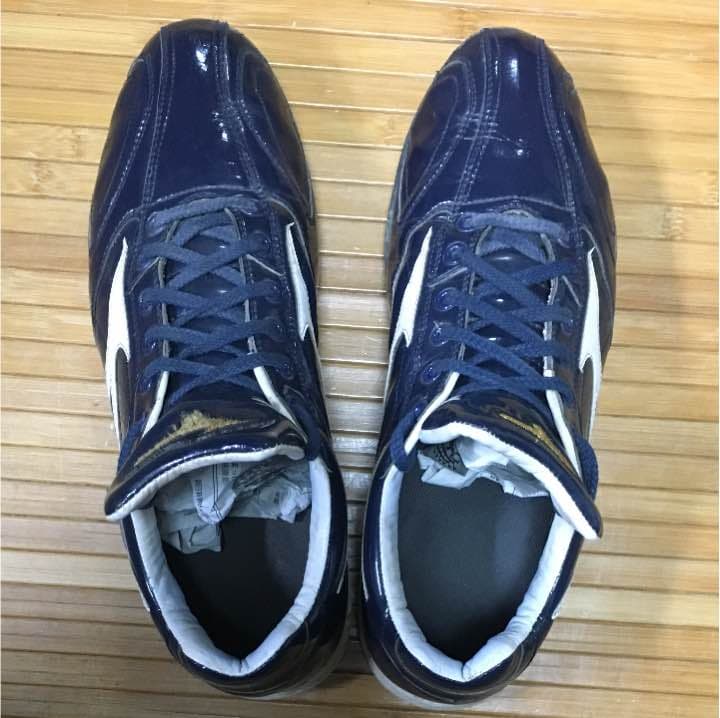 ミズノプロ オーダー スパイク ネイビー 27.0cm - メルカリ