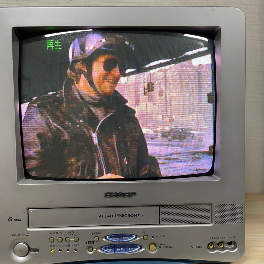 シャープ ブラウン管テレビ テレビデオ 14インチ - メルカリ