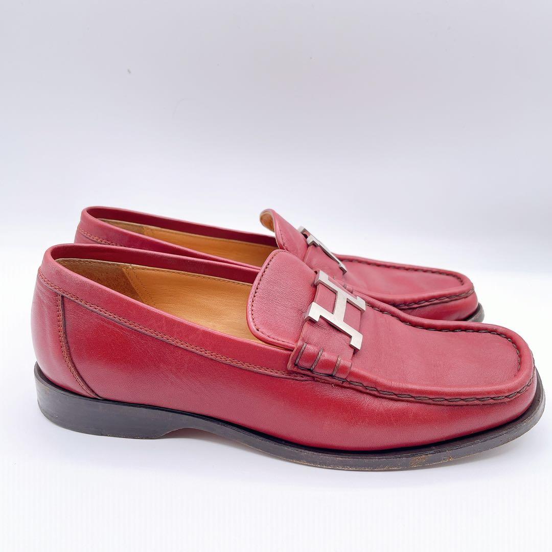 エルメス コンスタンス ローファー ルージュ 36 23cm - メルカリ