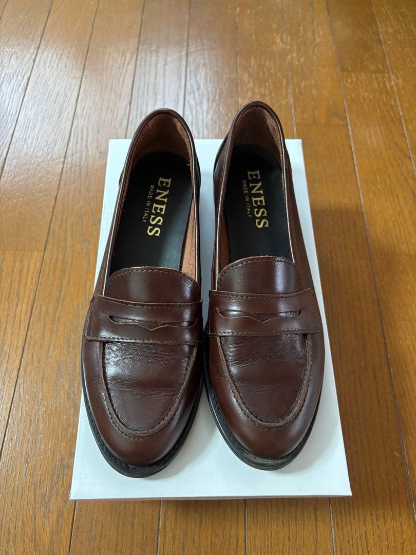ENESS ローファー ブラウン ENESS / エネス / コインローファー / ブラック・ブラウン（全6サイズ