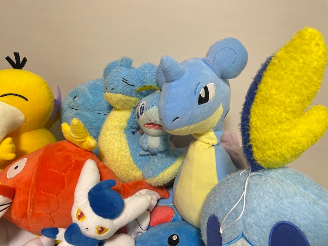 ポケモンぬいぐるみ 青系や水タイプ15体まとめ売り - メルカリ