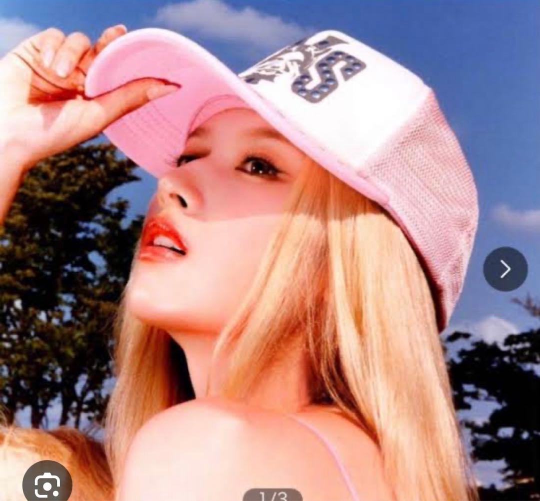 TWICEサナ着用】新品 ヒステリックグラマー キャップ ピンク EVIL