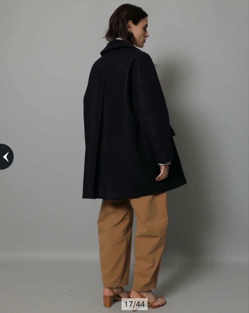 2024 カデュネ ステンカラーメルトンコート S アルページュストーリー