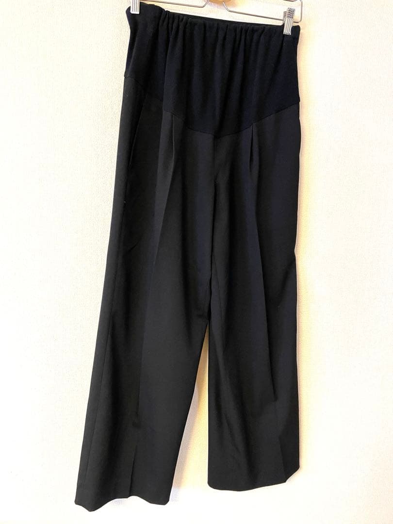 anuke／Reha.】アンヌークTuck Wide Pants マタニティ - メルカリ